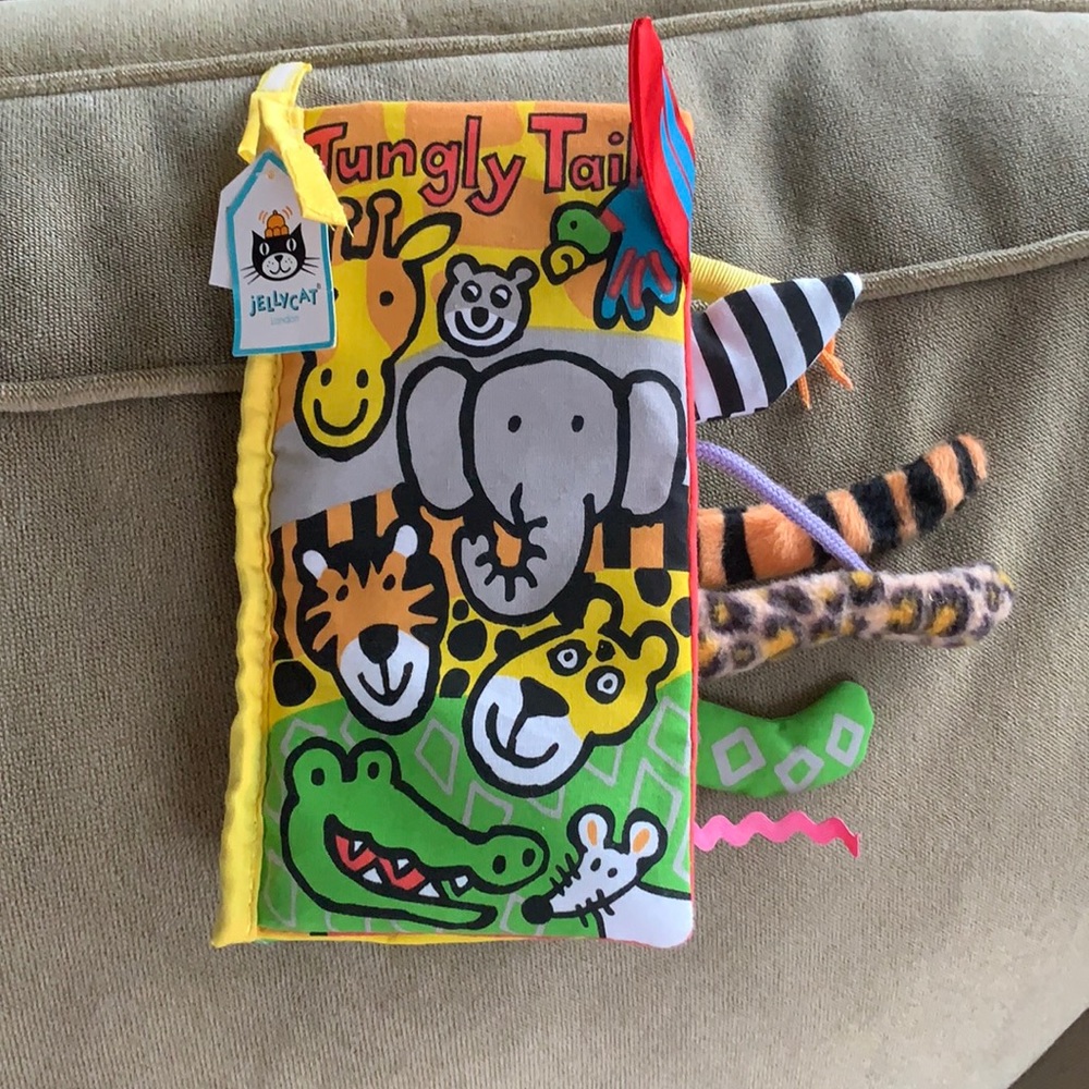 🌻 Jellycat Jungly Tails Book